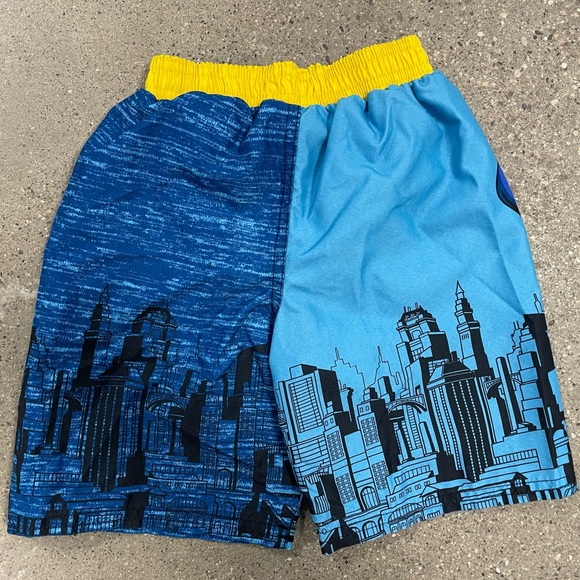 Officially Licensed Batman DC comics swim trunks 3T Front & Back Gotham Graphics - Picture 5 of 11